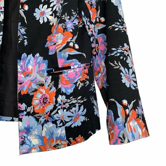 Asos Womens Suit Jacket Blazer Floral 8P - Picture 5 of 11